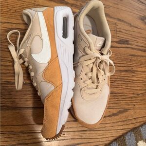Nike Air Max Sneakers in Sandrift/Amber/White